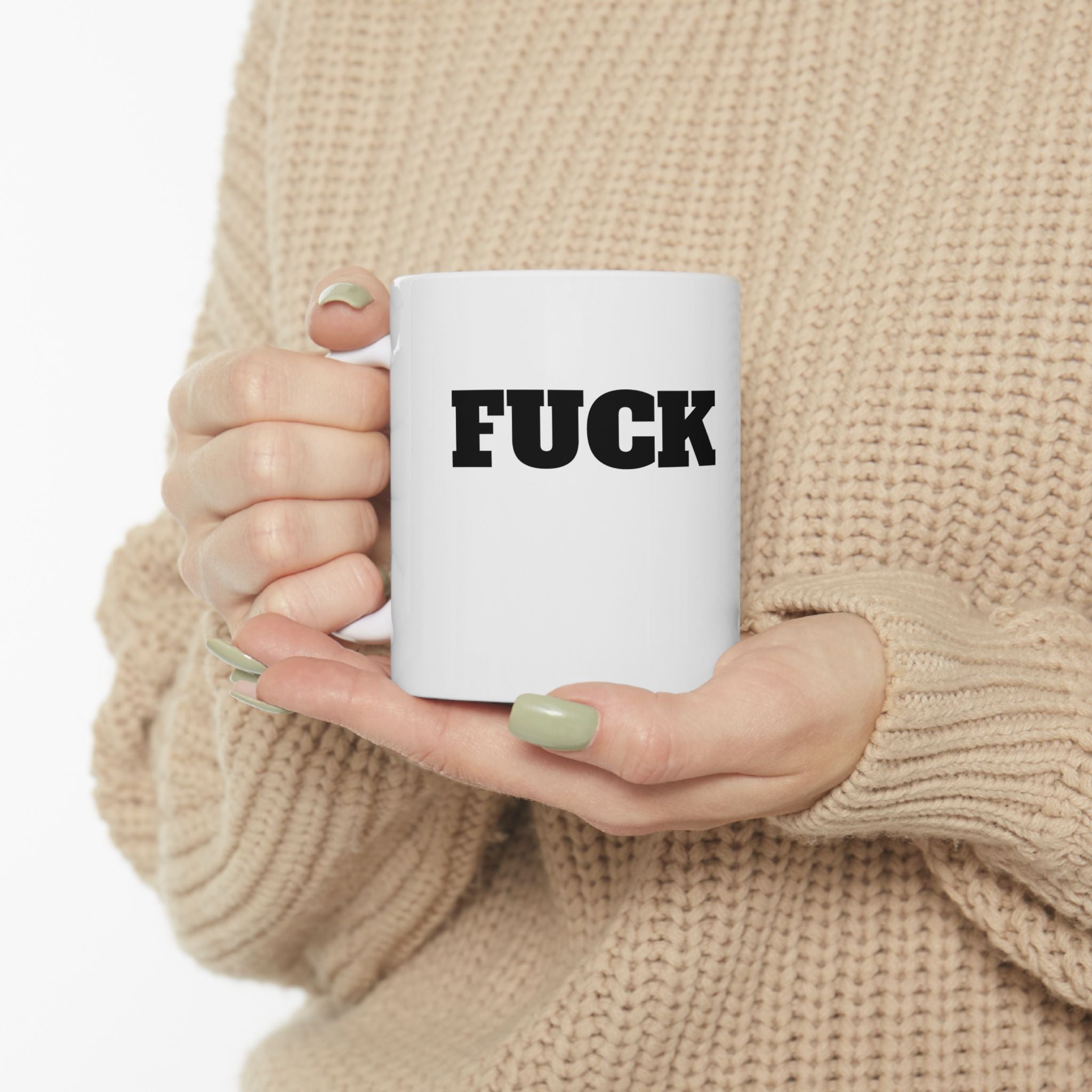 Ceramic Mug 'F*ck' Coffee Cup (11oz & 15oz)