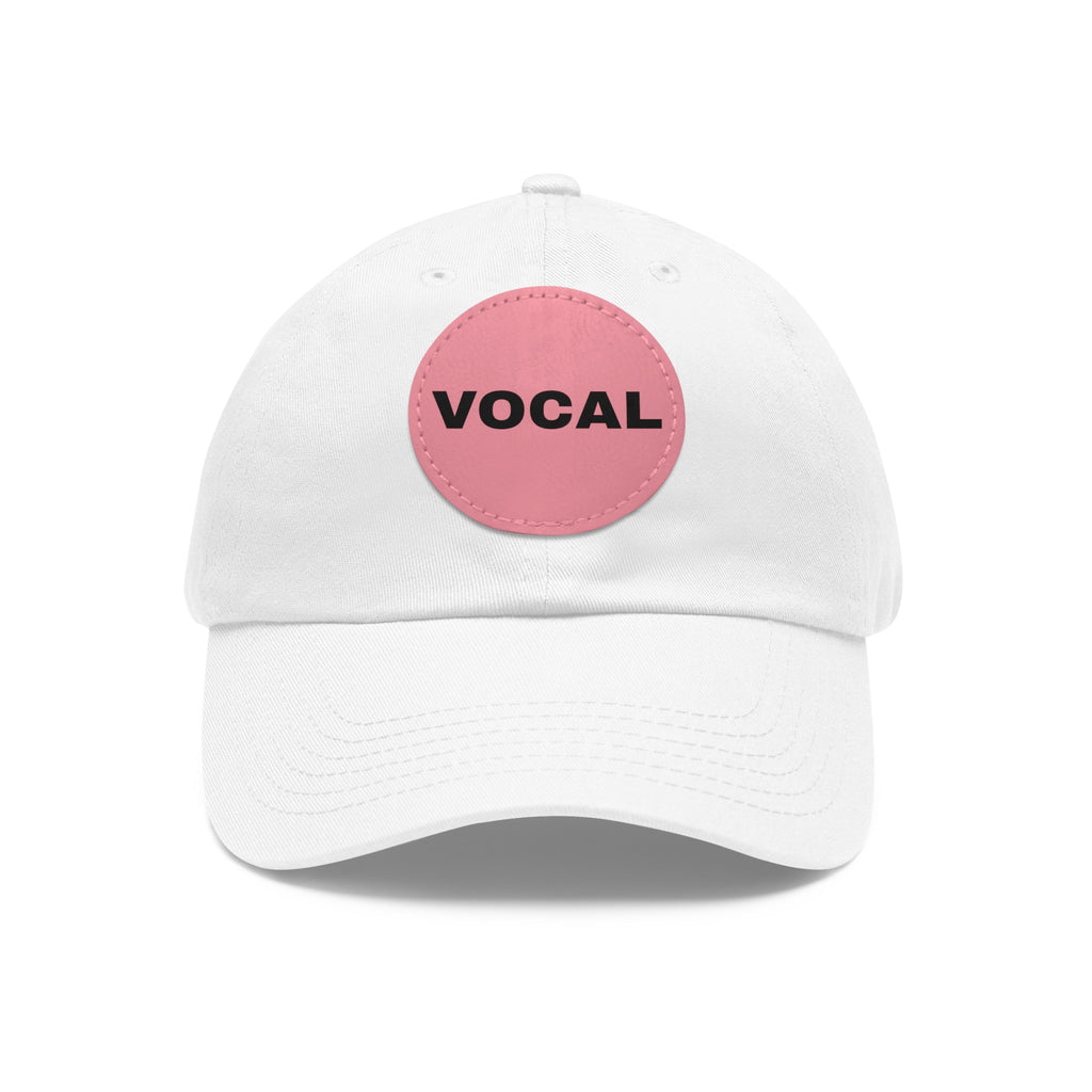Vocal Leather Patch Dad Hat