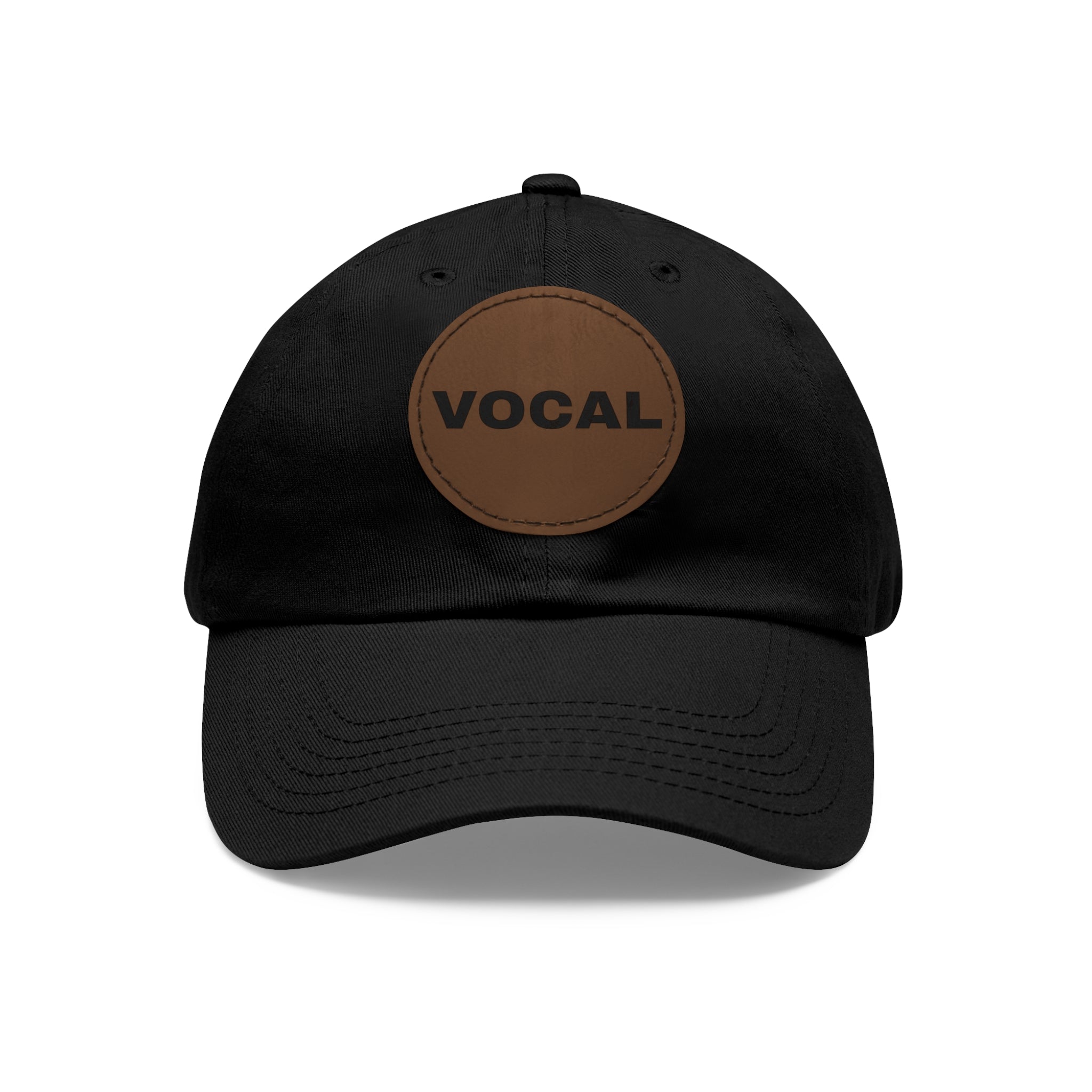 Vocal Leather Patch Dad Hat