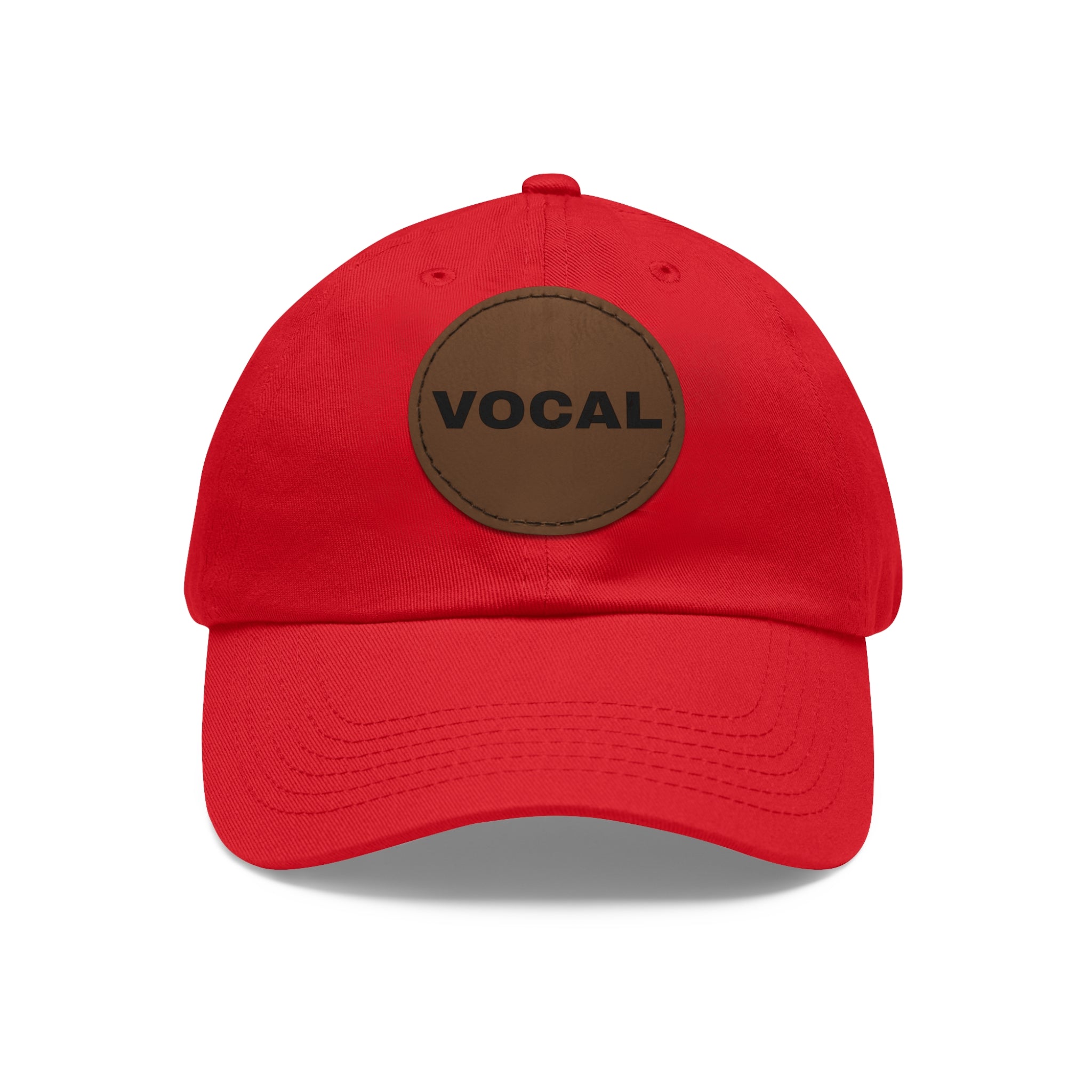 Vocal Leather Patch Dad Hat